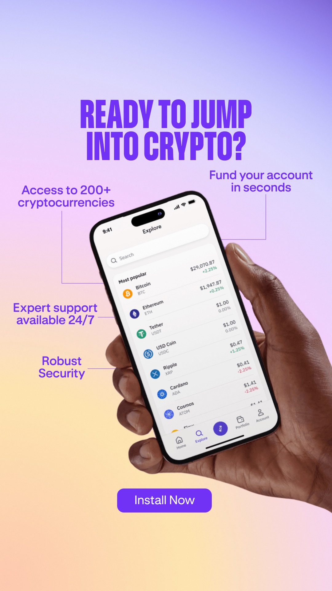 Crypto ad